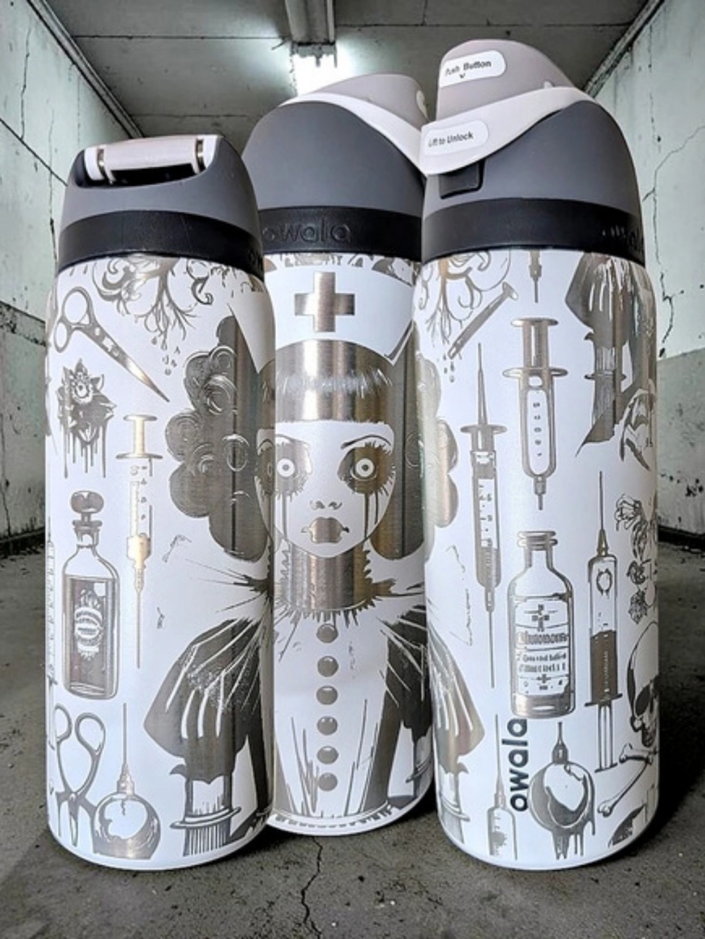 32oz owala FreeSip Nurse Water Bottle